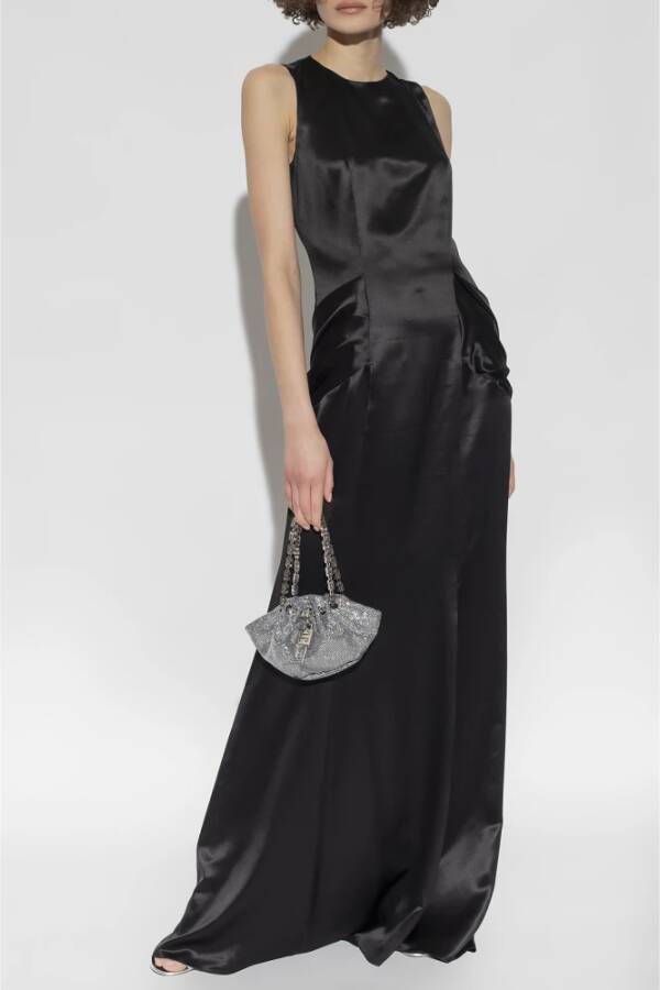 Givenchy Jurk met transparante inzet Zwart Dames