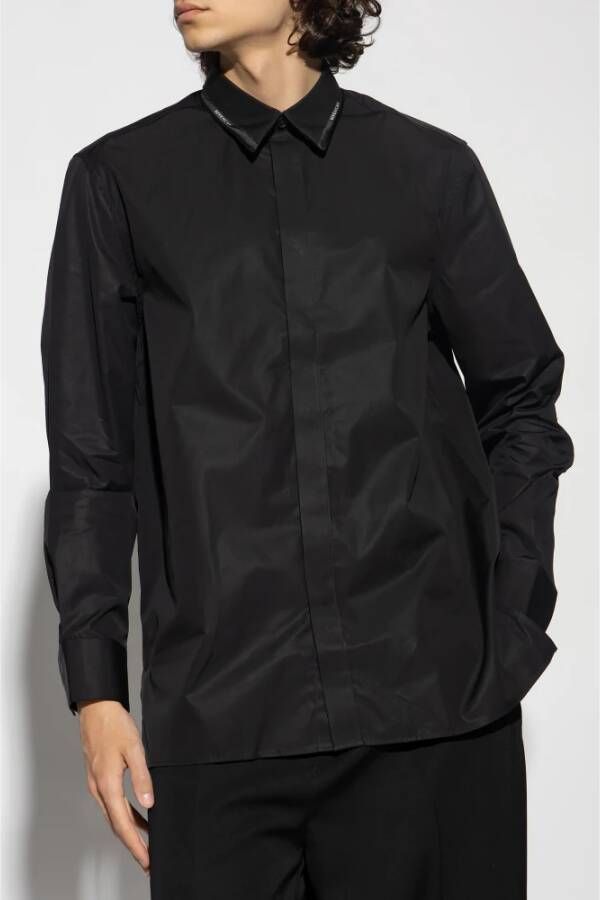 Givenchy Katoenen shirt Zwart Heren