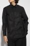 Givenchy Zwart katoenen overhemd met kraagdetail Black Heren - Thumbnail 2