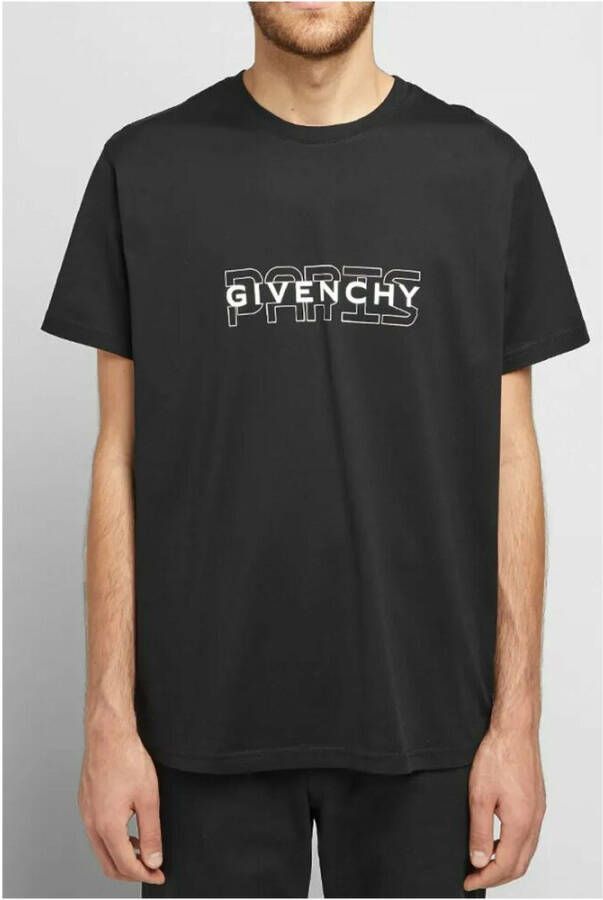 Givenchy Logo T-Shirt Zwart Heren