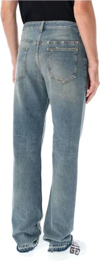 Givenchy Stijlvolle Straight Fit Denim Jeans Blauw Heren