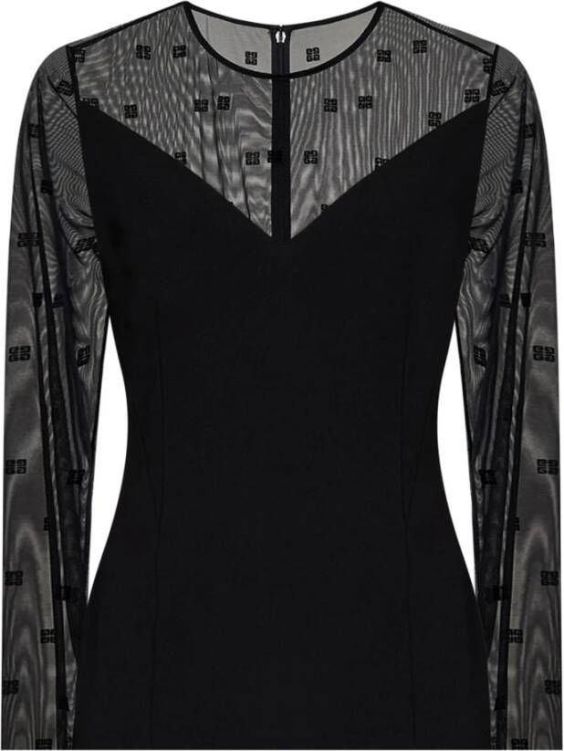 Givenchy Midi Dresses Zwart Dames