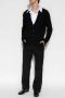 Givenchy Zwarte Broek met Ruwe Snit en Slim Fit Black Dames - Thumbnail 2