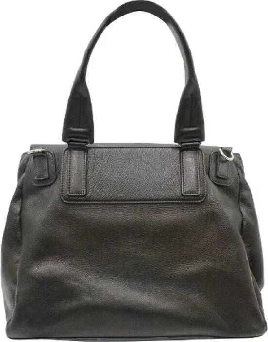 Givenchy Pre-owned Rode Leren Pandora Medium Tas Black Dames
