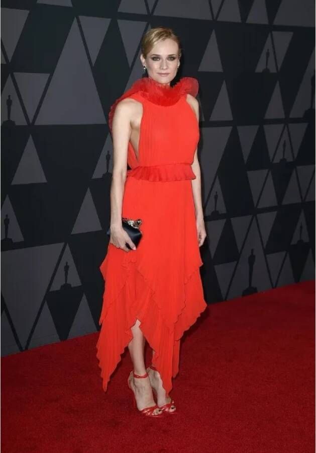 Givenchy Pre-owned Silk dresses Rood Dames
