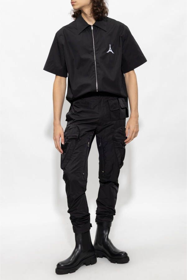 Givenchy Shirt with logo Zwart Heren