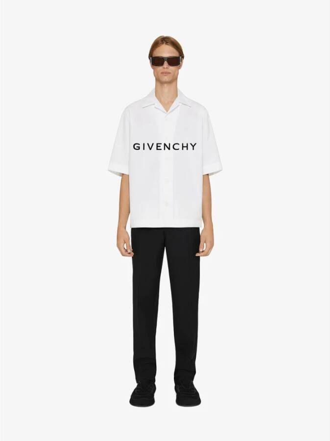Givenchy Short Sleeve Shirts Wit Heren