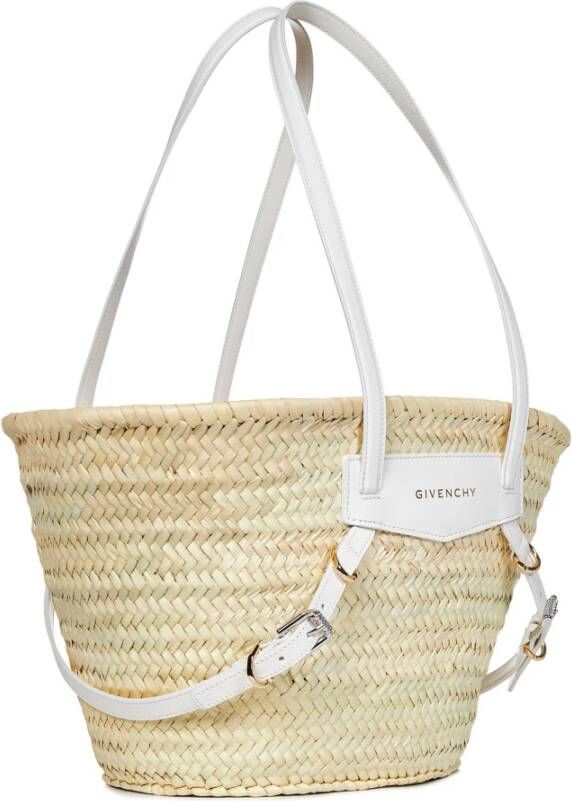 Givenchy Elegante Ivoor Schoudertas voor Vrouwen Wit Dames