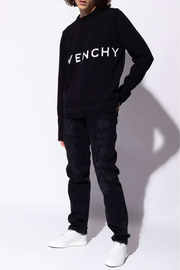 Givenchy Stonewashed jeans Zwart Heren