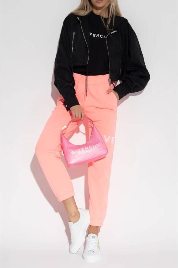 Givenchy Sweatpants met logo Roze Dames