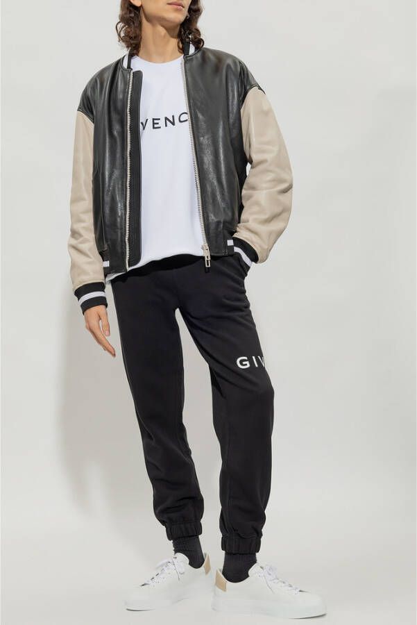 Givenchy Trainingsbroek met logo -print Zwart Heren
