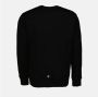 Givenchy Zwarte Katoenen Crew Neck Sweatshirt met Wit Logo Zwart Heren - Thumbnail 2