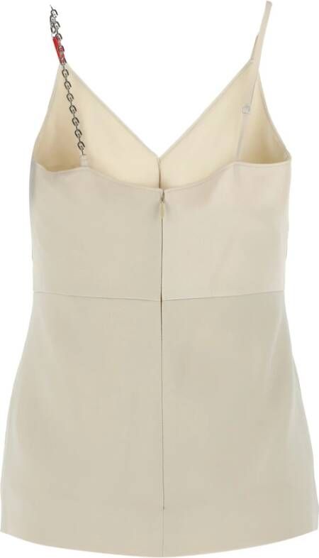 Givenchy Mouwloze Top Beige Dames