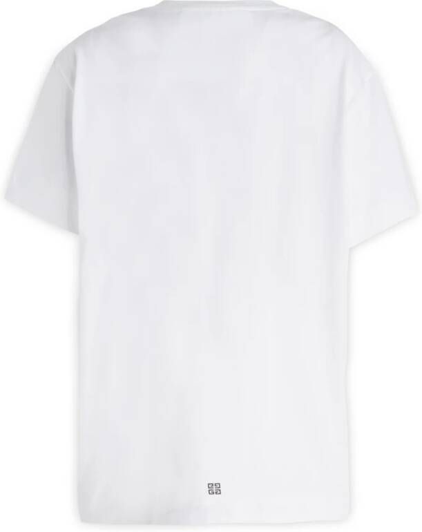 Givenchy Iconisch Logo Dames T-Shirt Wit Dames