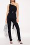 Givenchy Zwarte One-Shoulder Top met Verborgen Rits Zwart Dames - Thumbnail 2