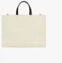 Givenchy Stijlvolle Canvas Tote Tas Beige Dames - Thumbnail 2