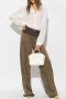 Givenchy Ruw afgewerkte broek Groen Dames - Thumbnail 2