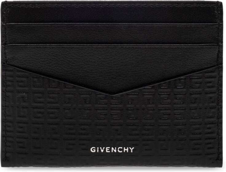 Givenchy Kaarthouder met logo Zwart Heren