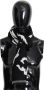 Givenchy Logo Details Unisex Sjaal Zwart en Wit Zwart Unisex - Thumbnail 4