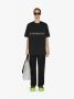 Givenchy Zwart Katoenen T-Shirt met Oversize Design Black Heren - Thumbnail 3