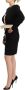 Givenchy Zwarte Wol Lange Mouwen Getailleerde Mini Sheath Jurk Black Dames - Thumbnail 2