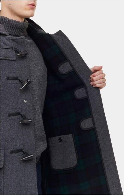 Gloverall Morris Duffle Coat Grijs Heren
