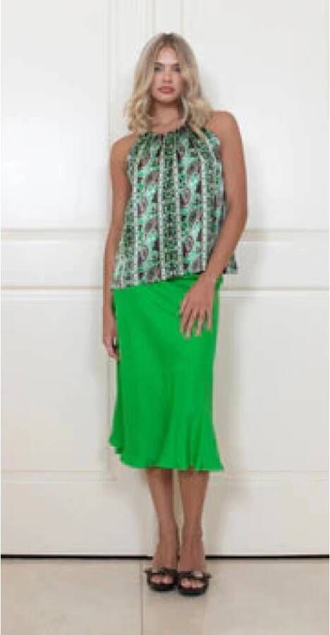 Gold Hawk Midi Skirts Groen Dames