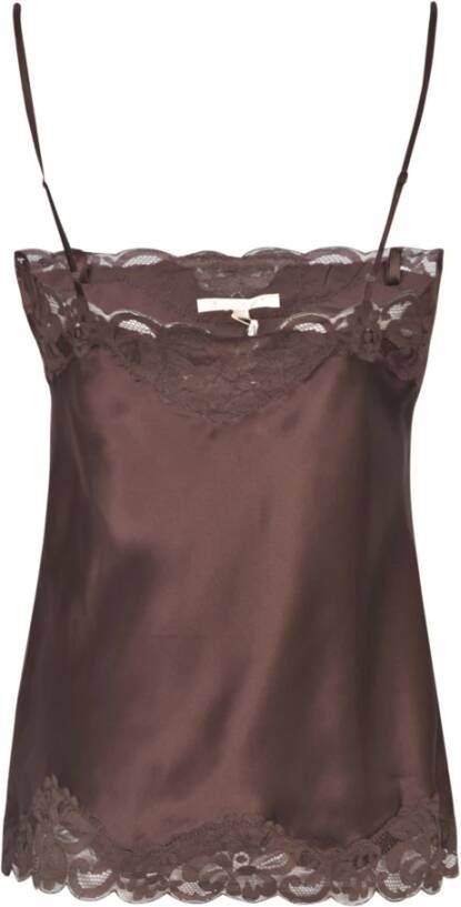 Gold Hawk Sleeveless Tops Bruin Dames