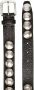 Golden Goose Trinidad Washed Leather Studs Riem Black - Thumbnail 2