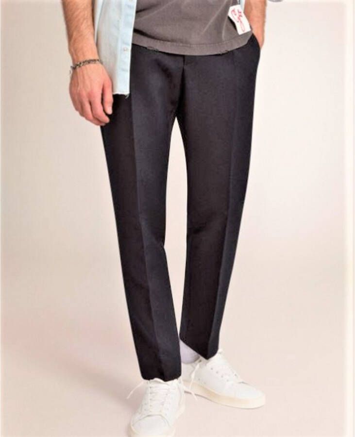 Golden Goose Blauwe Stijlvolle Chino`s voor Heren Blauw Heren