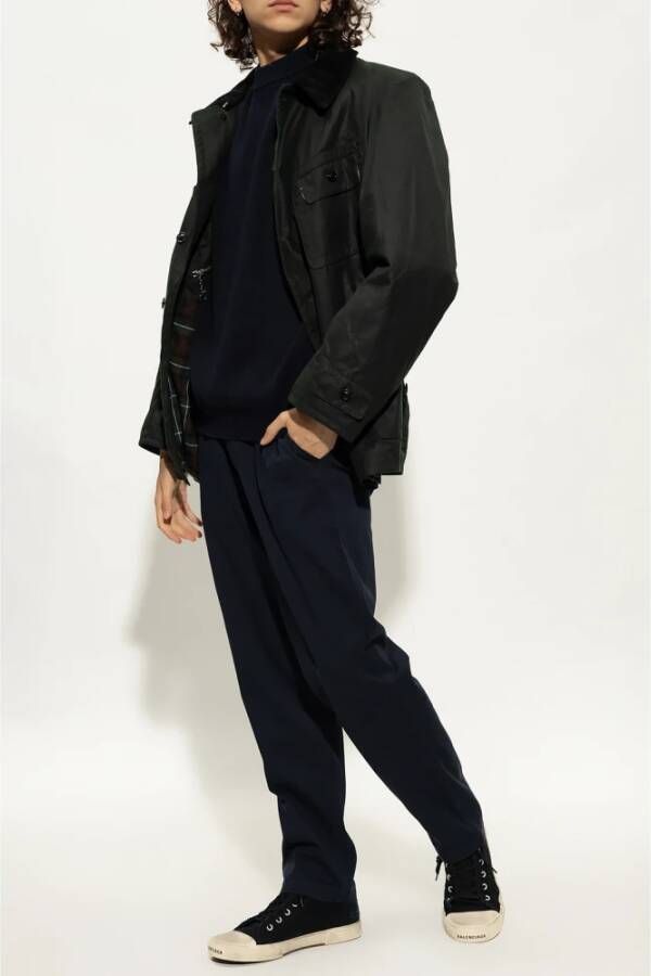 Golden Goose Geribbelde trui Blauw Heren