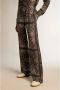 Golden Goose Paisley Print Wijde Pijp Broek Gray Dames - Thumbnail 2