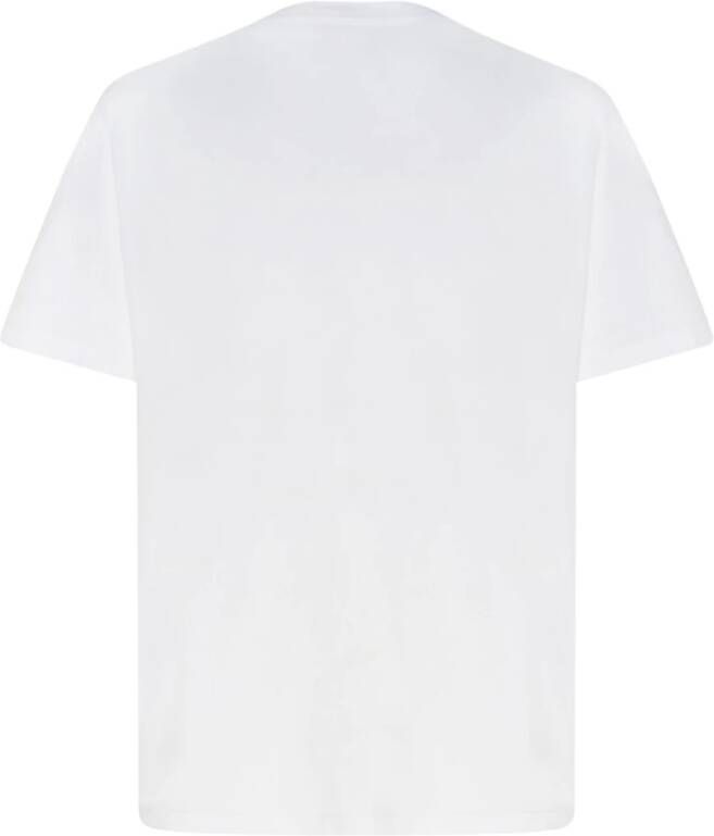 Golden Goose Witte T-shirt met sterrenprint voor White