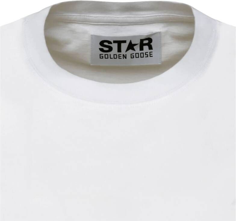 Golden Goose One Star Logo T-Shirt White Heren