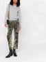 Golden Goose Versleten Katoenen Crew-Neck Sweater Gray Dames - Thumbnail 2