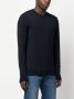 Golden Goose Geribbelde Fleece Wollen Trui met Raffeleffect Blue Heren - Thumbnail 2