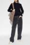 Golden Goose Gescheurde Gebreide Ronde Hals Trui Blauw Dames - Thumbnail 2