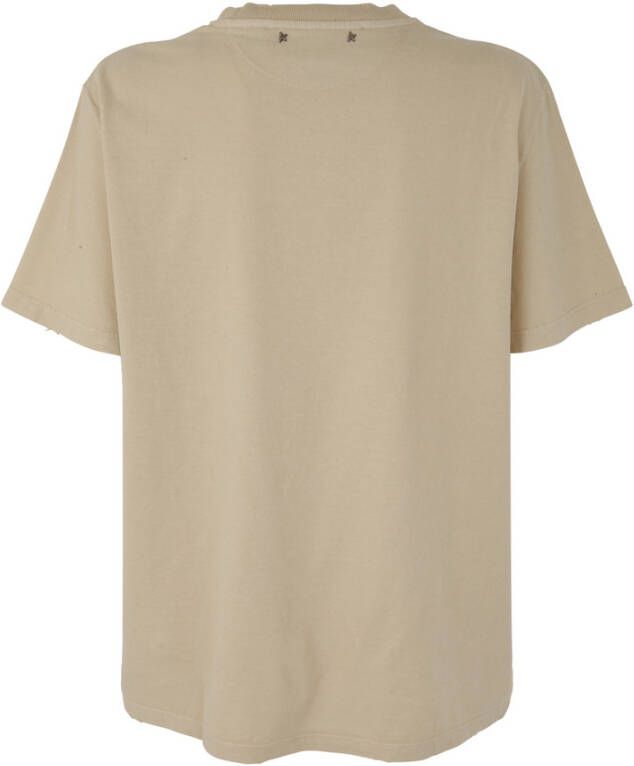 Golden Goose Rowing Club Journey T-Shirt Beige Dames