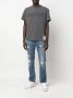 Golden Goose Regular Katoenen Grijze T-shirt met Distressed Logo Gray Heren - Thumbnail 3