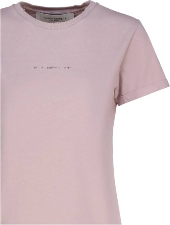 Golden Goose Gestreept katoenen T-shirt met grafische print Multicolor Dames - Foto 3