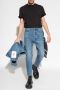Golden Goose Klassiek Zwart Katoenen Crew Neck T-Shirt Zwart Heren - Thumbnail 3