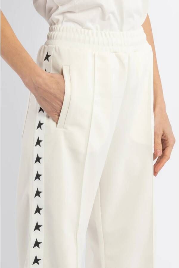 Golden Goose Wide Trousers Wit Dames