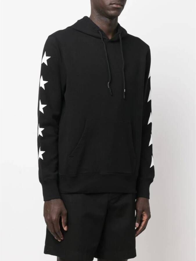 Golden Goose Zwarte Sweaters met Alighiero Design Zwart Heren