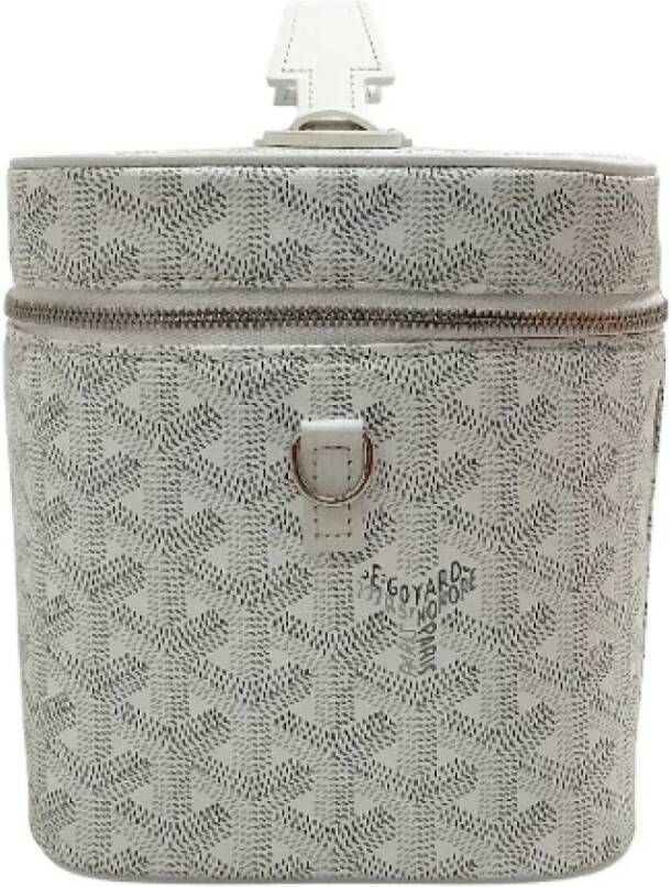 Goyard Vintage Pre-owned Leather handbags Wit Dames