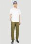 Gramicci Katoenen T-Shirt met Logo Borduursel White Heren - Thumbnail 4