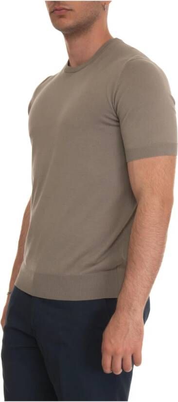 Gran Sasso Jersey T-shirt Beige Heren