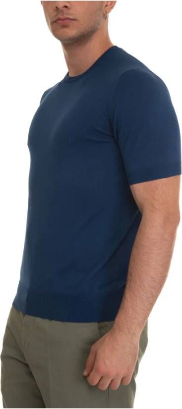 Gran Sasso Jersey T-shirt Blauw Heren