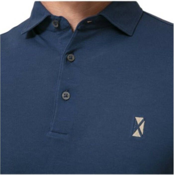 Gran Sasso Poloshirt Blauw Heren