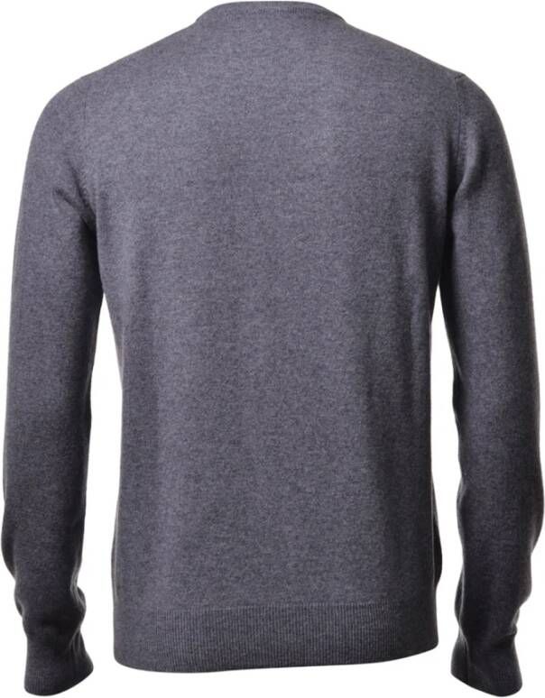 Gran Sasso Round-neck Knitwear Grijs Heren