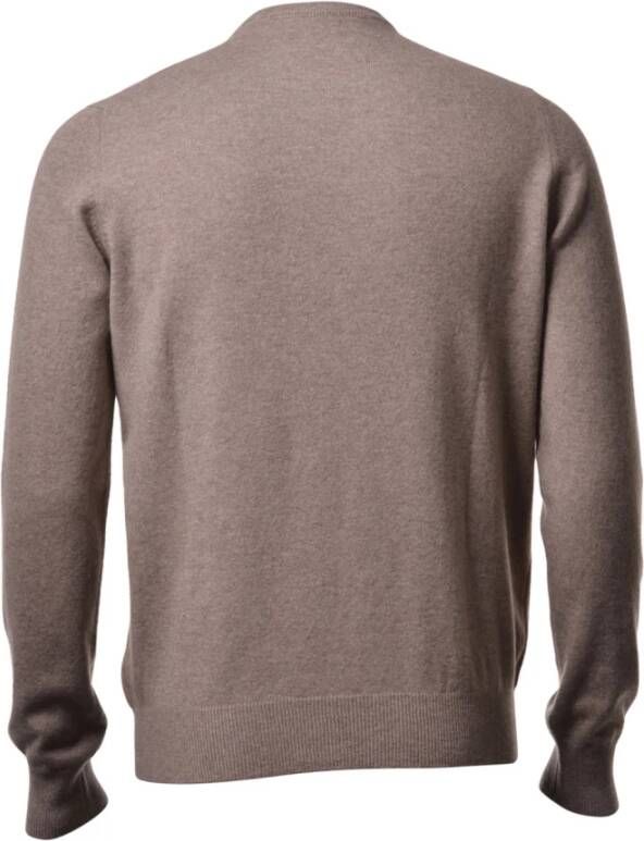 Gran Sasso Round-neck Knitwear Grijs Heren